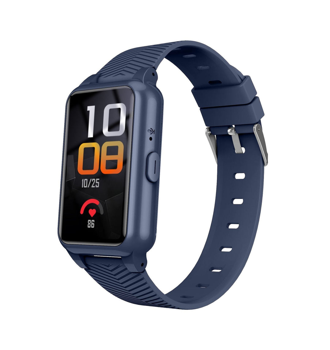 Senior noszący smartwatch 4G z GPS i SOS, zapewnia poczucie bezpieczeństwa i stałą opiekę.