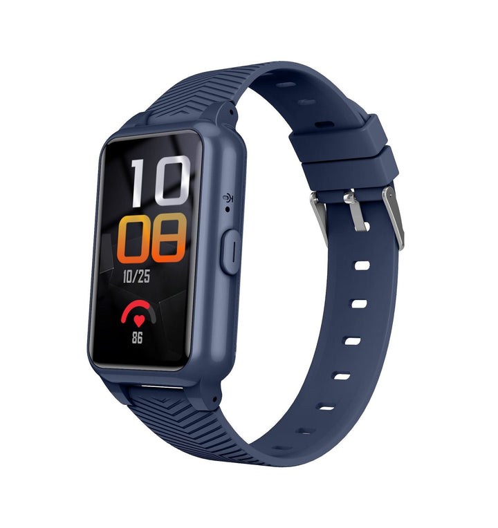 Senior noszący smartwatch 4G z GPS i SOS, zapewnia poczucie bezpieczeństwa i stałą opiekę.