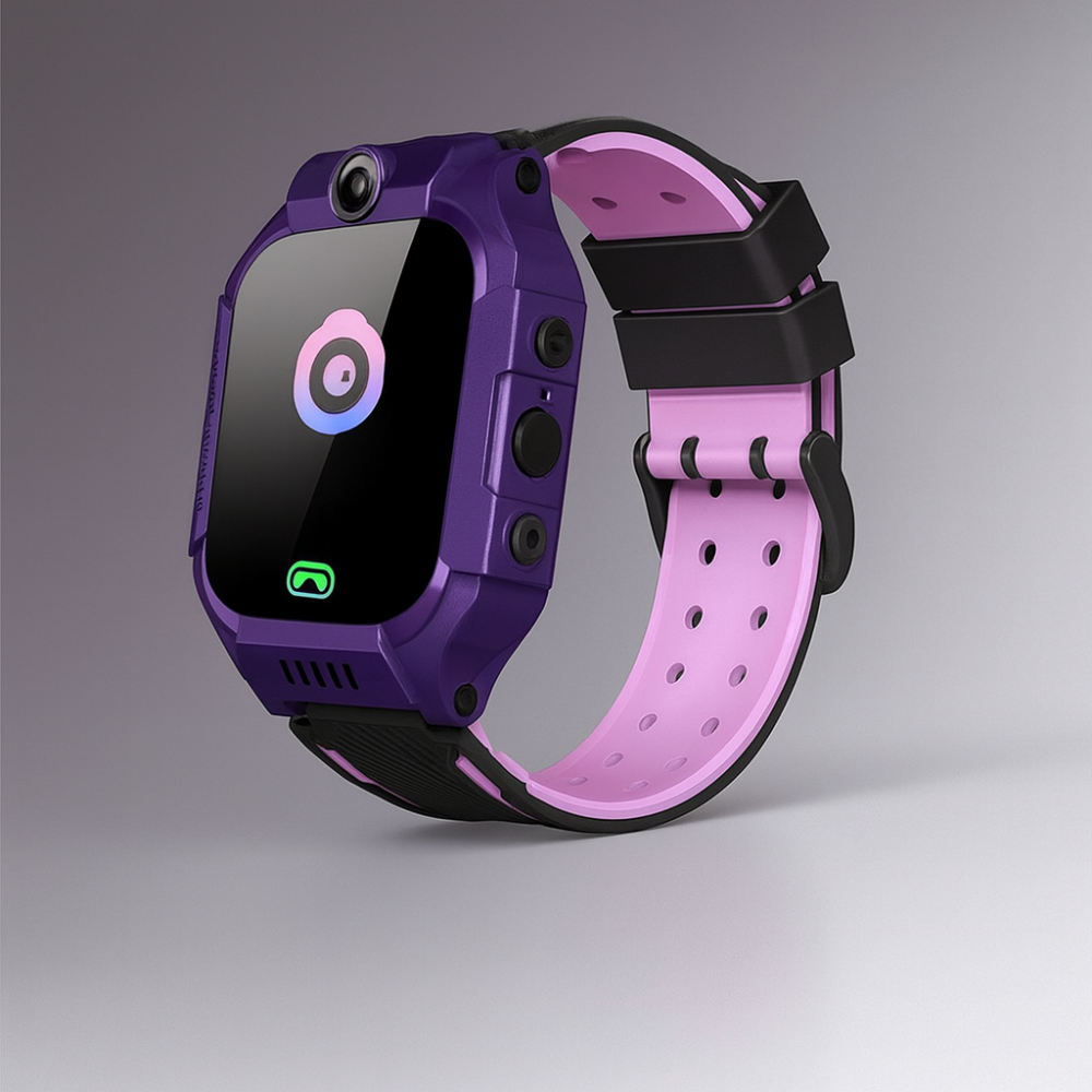 Smartwatch dla dzieci: lokalizator LBS, wbudowana kamera, przycisk SOS, kolorowy wyświetlacz dotykowy. Pełna kontrola.