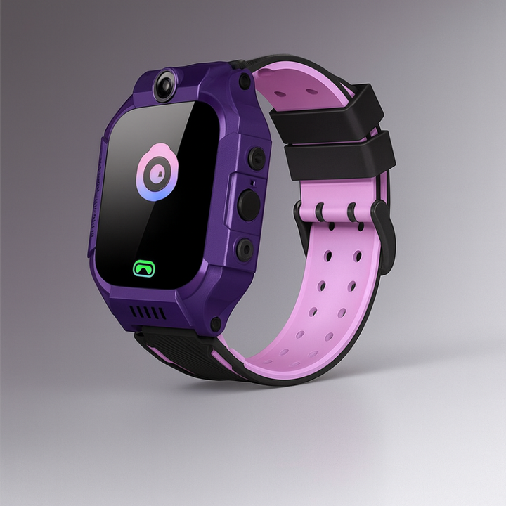 Smartwatch dla dzieci: lokalizator LBS, wbudowana kamera, przycisk SOS, kolorowy wyświetlacz dotykowy. Pełna kontrola.
