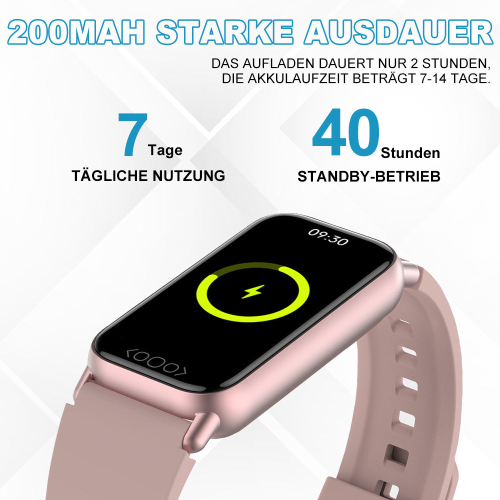 Szczegóły designu smartwatcha medycznego, unisex, z zaawansowaną technologią monitorowania zdrowia.
