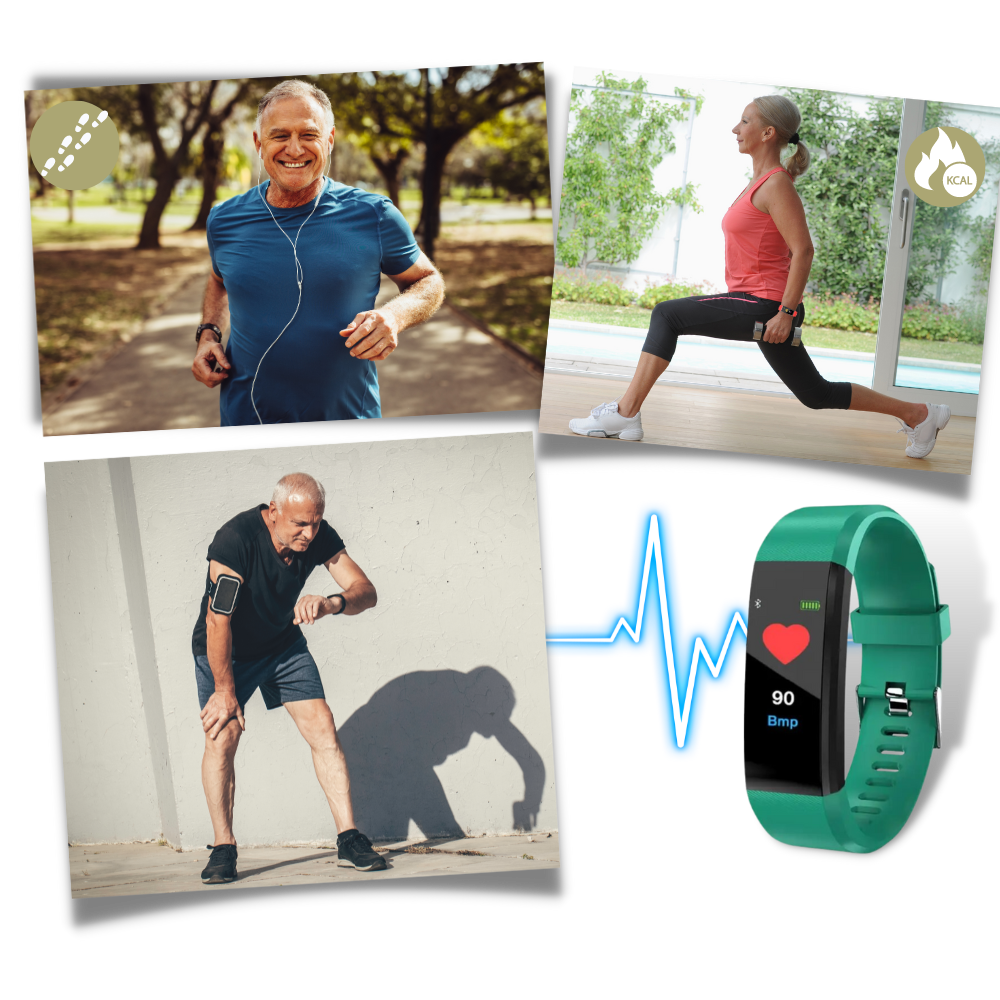Smartwatch z powiadomieniami ze smartfona, sterowaniem muzyką i przypomnieniami o aktywności. Codzienne wsparcie.