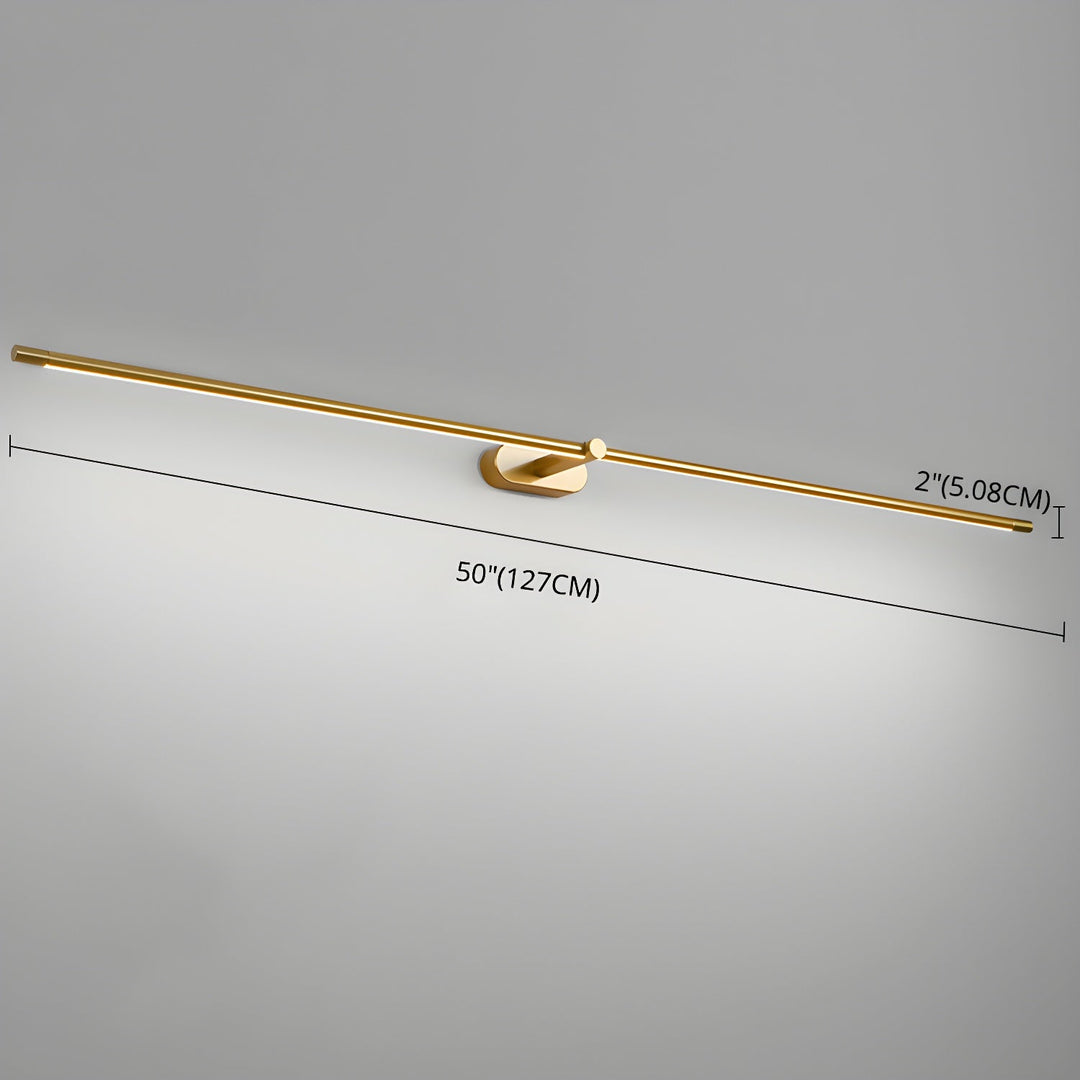 Lampa LED smukła, energooszczędna, do lustra łazienkowego, styl nowoczesny.