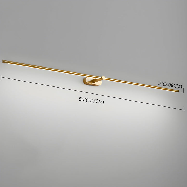 Lampa LED smukła, energooszczędna, do lustra łazienkowego, styl nowoczesny.