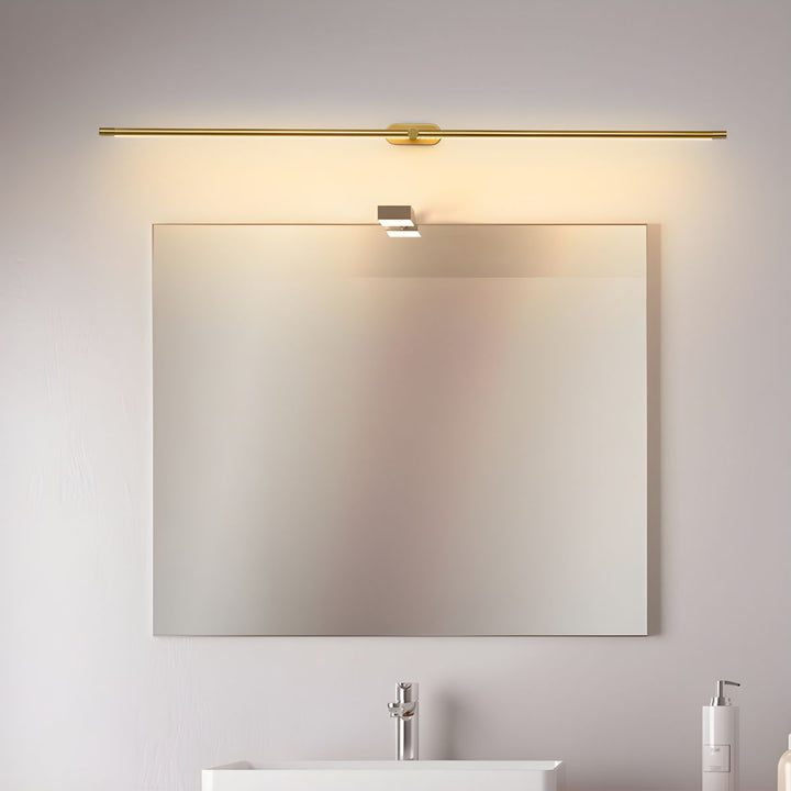 Oświetlenie LED do lustra łazienkowego, smukła forma, energooszczędne.