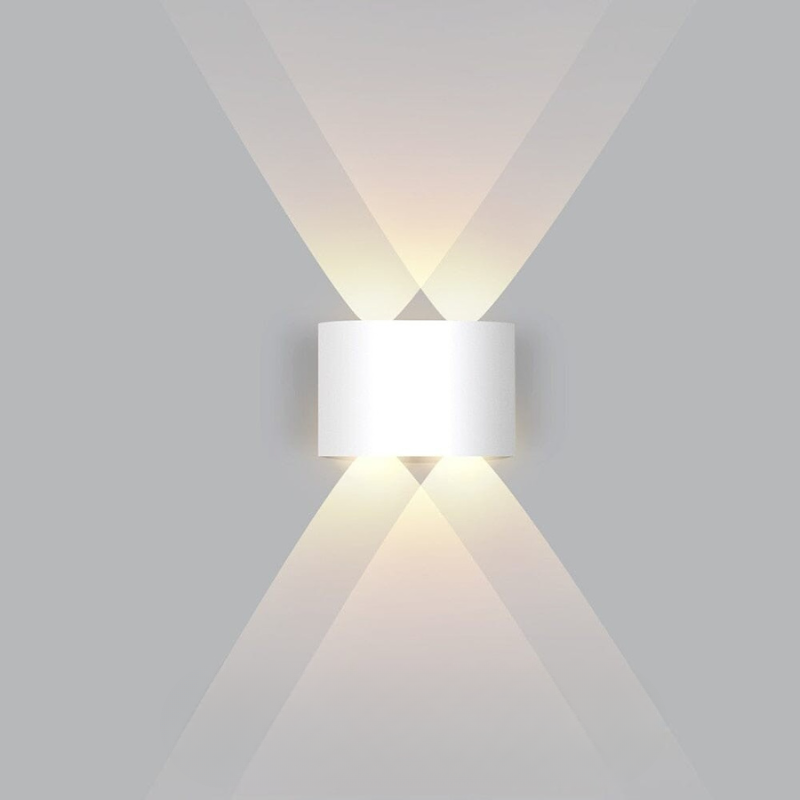 Nowoczesna lampa zewnętrzna LED, smukła, wodoodporna, do oświetlenia ogrodu i domu.