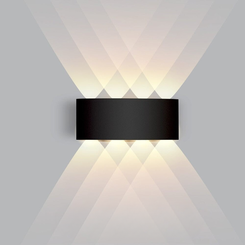 Lampa LED zewnętrzna, wodoodporna, smukła, energooszczędna, idealna na balkon i do ogrodu.