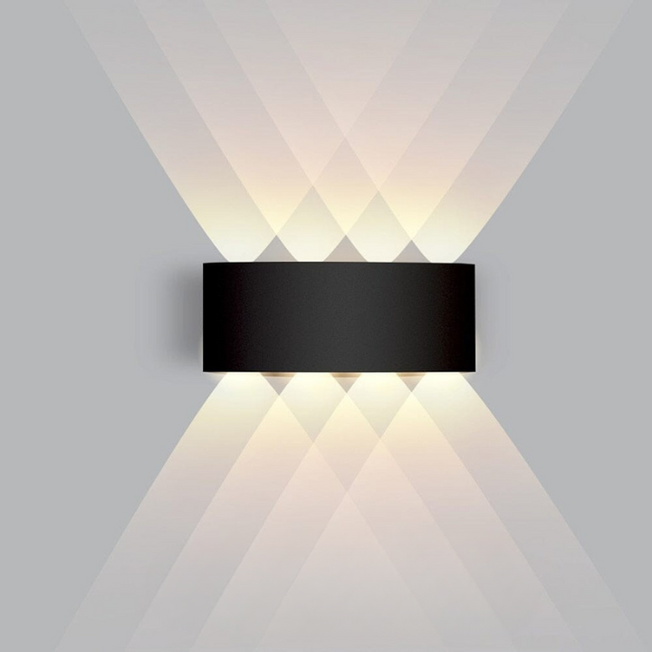 Lampa LED zewnętrzna, wodoodporna, smukła, energooszczędna, idealna na balkon i do ogrodu.