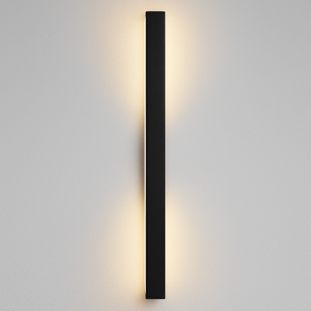 Smukła, nowoczesna lampa LED zewnętrzna. Kinkiet tarasowy/ogrodowy, wodoodporny, idealny na elewację.