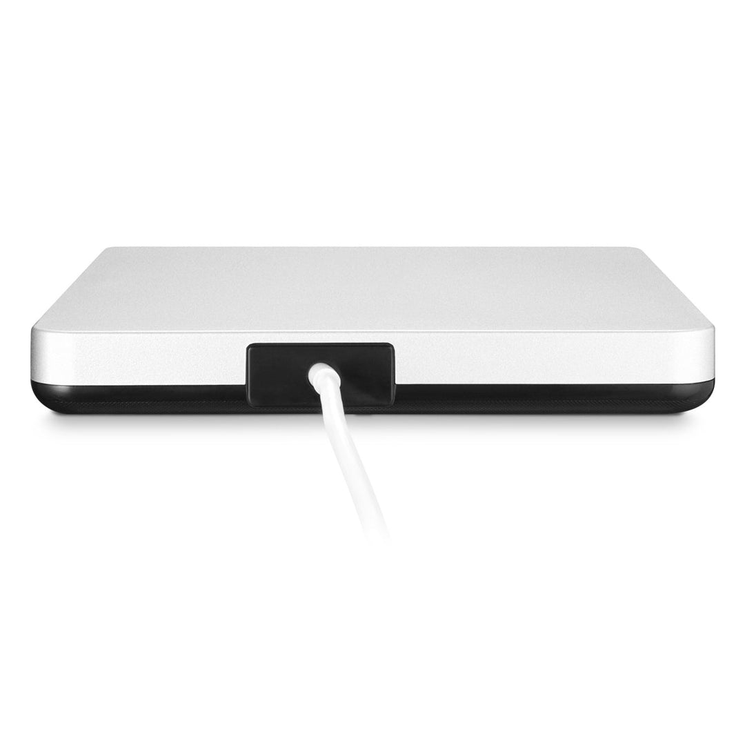 Zewnętrzna, uniwersalna nagrywarka CD/DVD USB dla Mac/Windows. Smukła konstrukcja, łatwa do podłączenia i użycia.