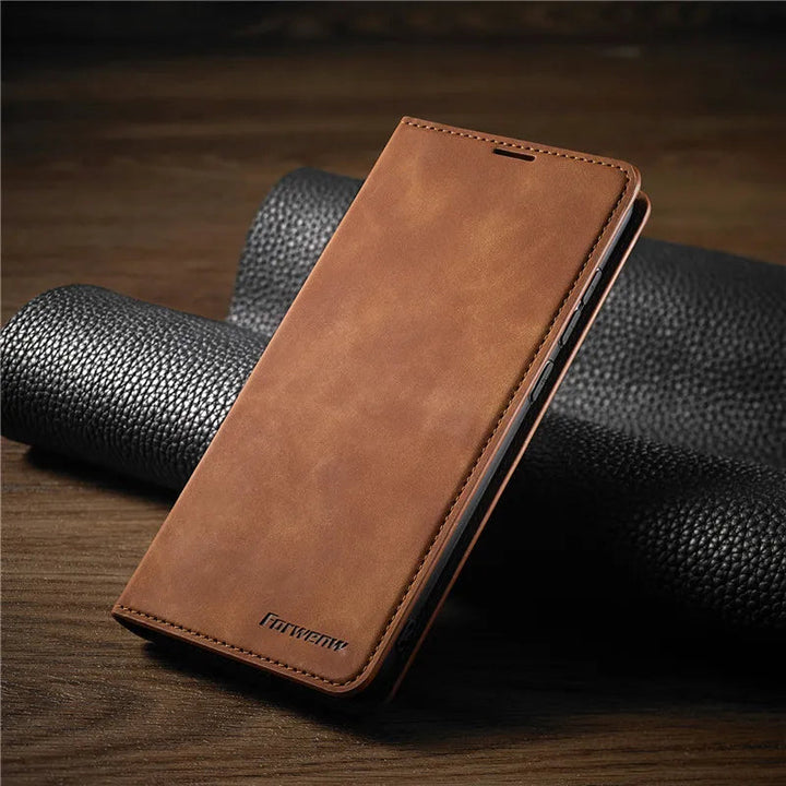 Smukłe etui magnetyczne dla iPhone'a zapewniające pełną ochronę. Elegancki, stylowy pokrowiec na telefon.