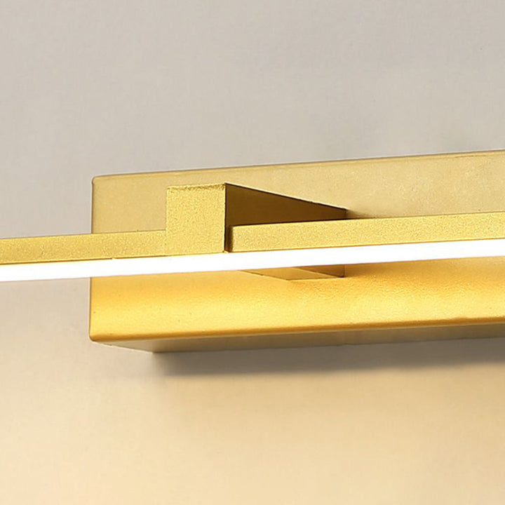 Liniowy kinkiet LED, smukła lampa ścienna do łazienki, elegancki i trwały design.