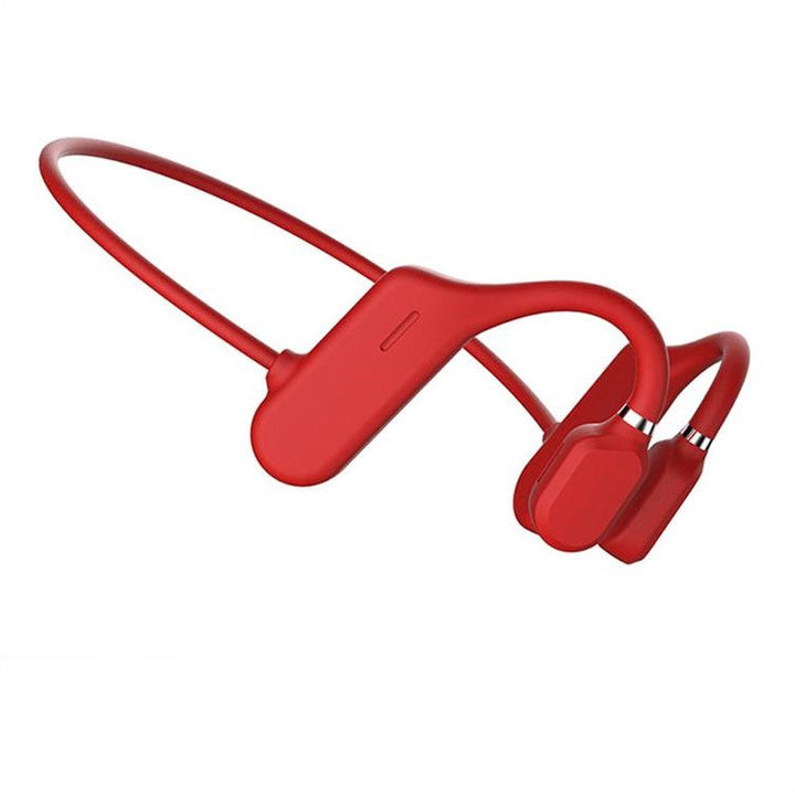 Wodoodporne słuchawki bezprzewodowe IP67 z przewodnictwem kostnym i Bluetooth 5.0 do uprawiania sportu.