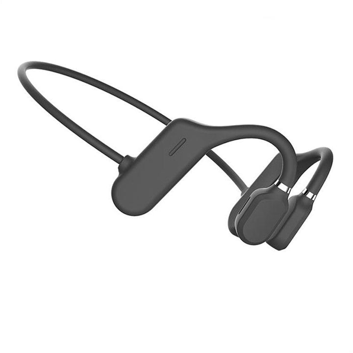 Bezprzewodowe słuchawki na przewodnictwo kostne IP67 dla biegaczy, z Bluetooth 5.0 i wbudowanym mikrofonem.