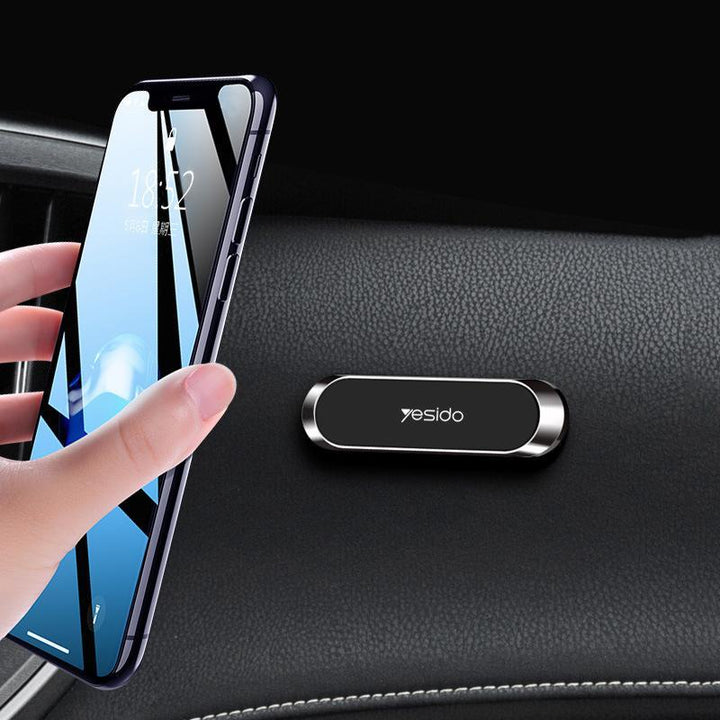 Stabilny magnetyczny uchwyt samochodowy na telefon, uniwersalny do smartfona.