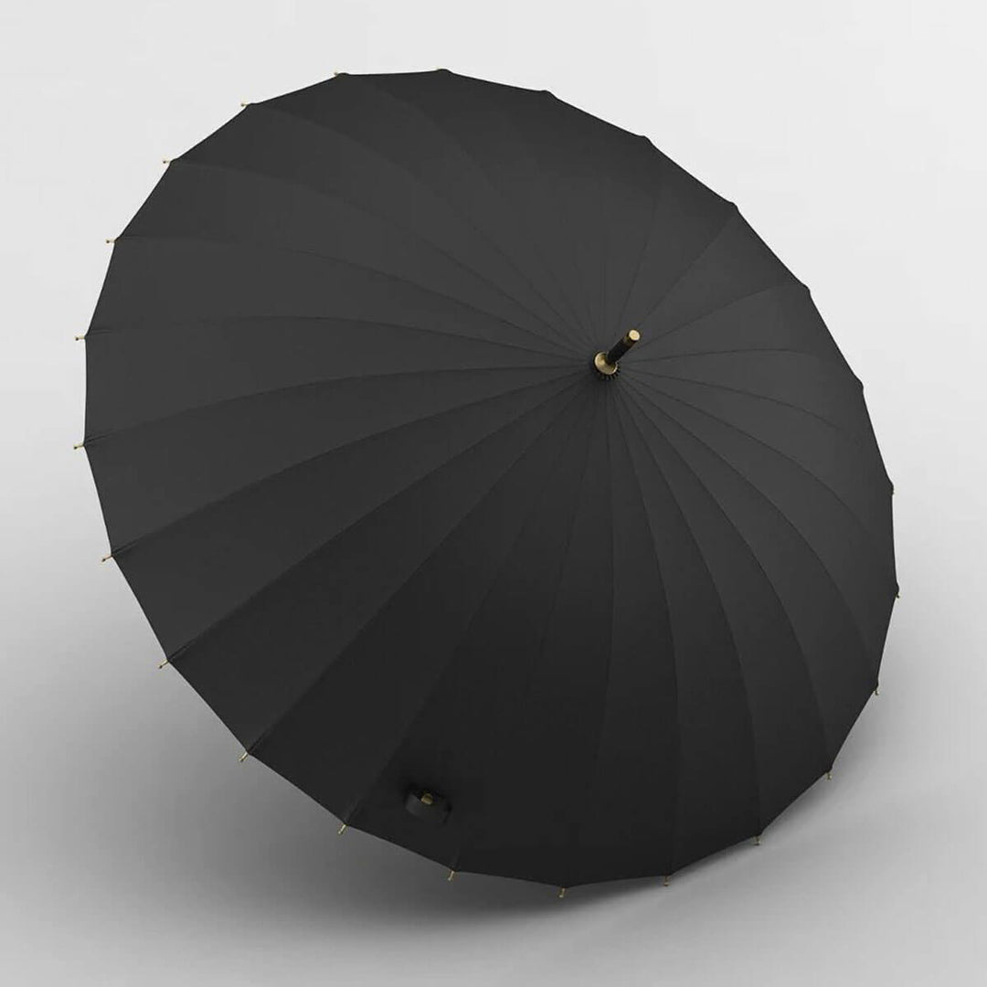 Męski i damski parasol deszczowy z ergonomicznym uchwytem