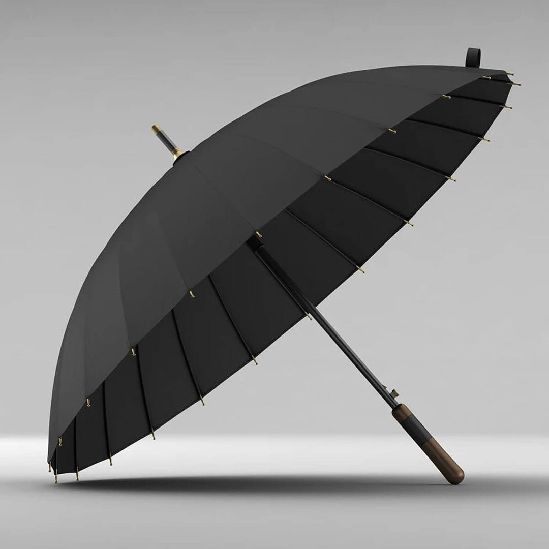 Duży parasol wiatroodporny z 24 żebrami w eleganckim stylu