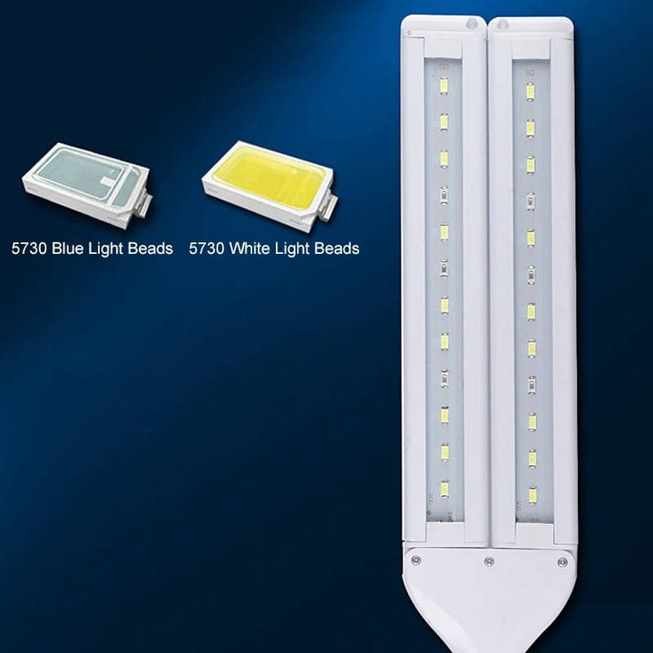 Lampa LED pełne spektrum, uwydatnia kolory ryb i roślin w akwarium, energooszczędna.