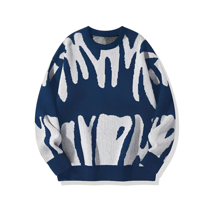Jesienny sweter męski Edan, doskonały na co dzień i na okazje. Modny, komfortowy sweter, odzież zimowa.
