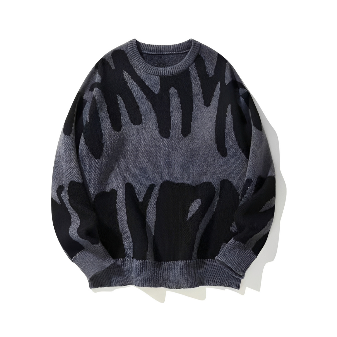 Sweter męski Edan z wysokiej jakości dzianiny. Sweter casual, ciepły i modny na zimę, odzież męska.