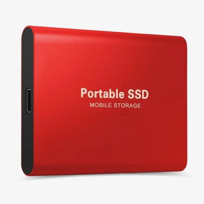 Nowoczesny przenośny dysk SSD USB-C 30TB, wodoodporny, szybka i pojemna pamięć zewnętrzna.