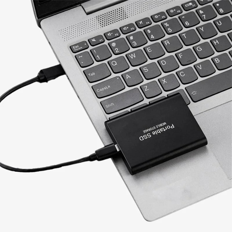 Kompaktowy szybki dysk SSD USB-C do 30TB, pamięć masowa na dane, zdjęcia i filmy.