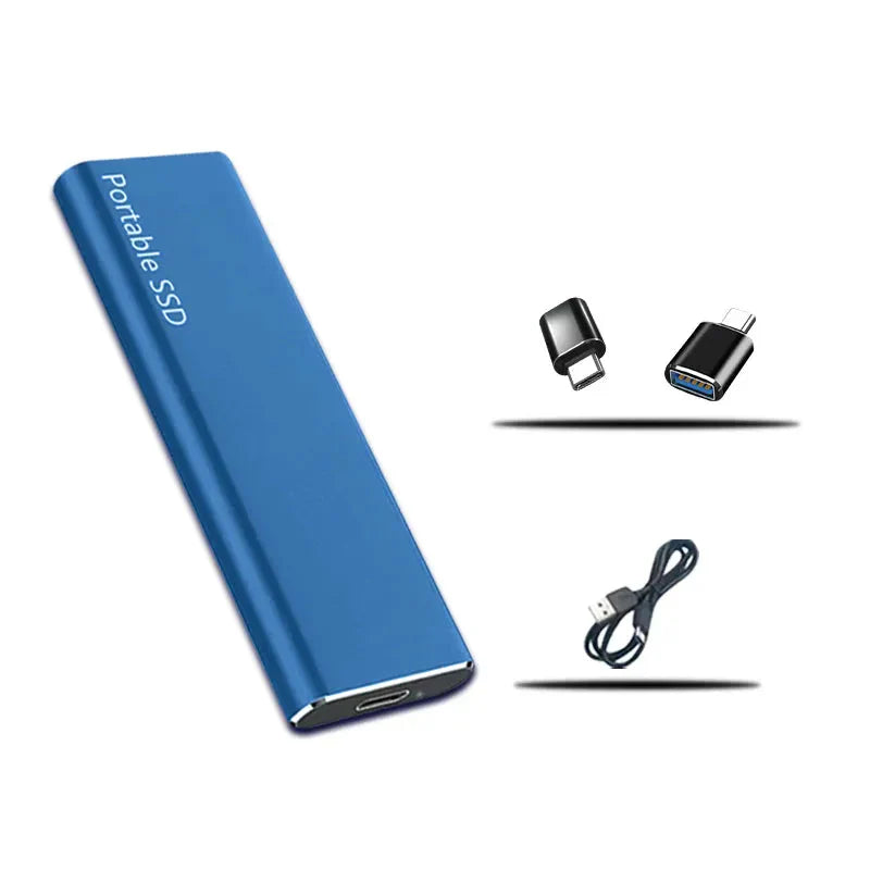 Szybki dysk zewnętrzny SSD 4TB. Idealny do transferu plików i bezpiecznego przechowywania danych przez USB-C.