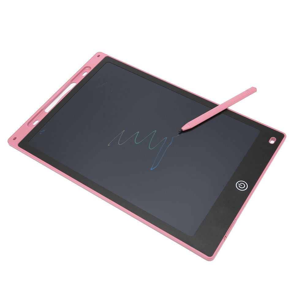 Duży tablet LCD 12 cali dla dzieci, idealny do kreatywnych rysunków i notatek. Łatwy w użyciu.