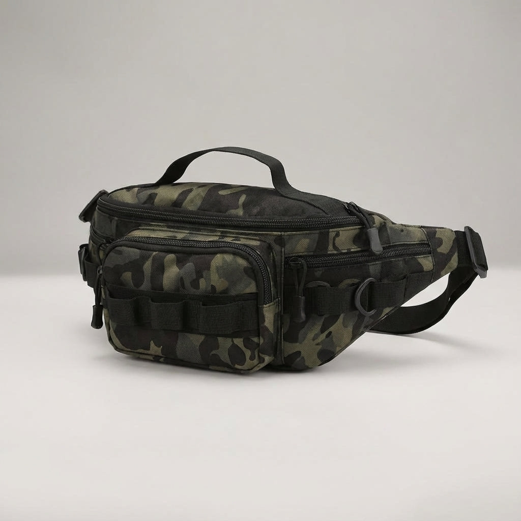 Uniwersalna nerka taktyczna RangerPack z systemem MOLLE. Organizer na EDC, podróże i akcesoria survivalowe.