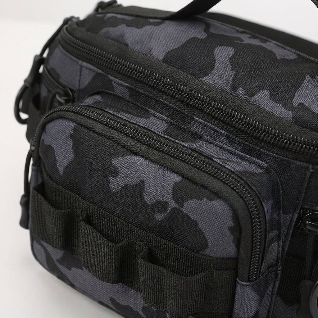 Kompaktowa saszetka biodrowa MOLLE. Wytrzymały organizer na sprzęt taktyczny, EDC i outdoor.