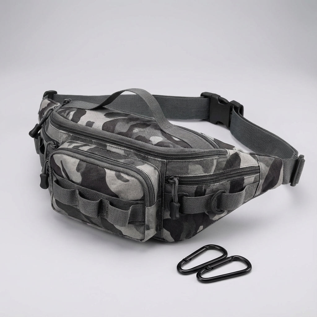 Saszetka biodrowa RangerPack MOLLE. Kompaktowy organizer taktyczny na codzienne noszenie i wyprawy.