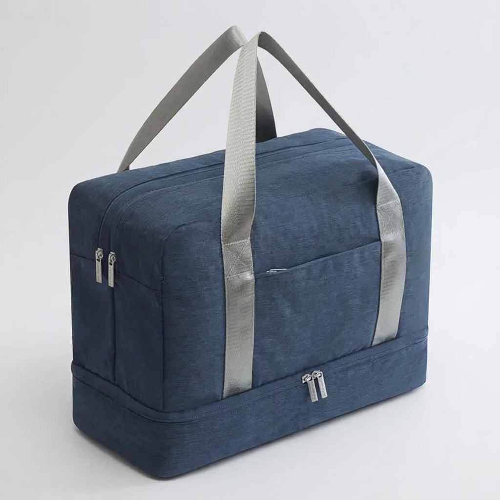 Stylowa torba podróżna Stowport unisex z inteligentnymi przegródkami, w tym na buty. Świetna organizacja podróży.