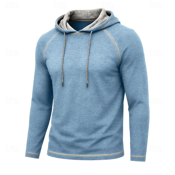 Casualowa męska bluza z kapturem w miejskiej stylizacji