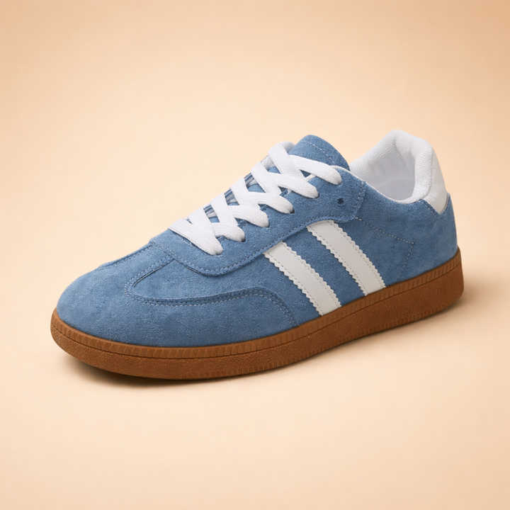 Wygodne trampki damskie, lekkie buty sportowe. Idealne obuwie na co dzień, zapewniające komfort i wsparcie.