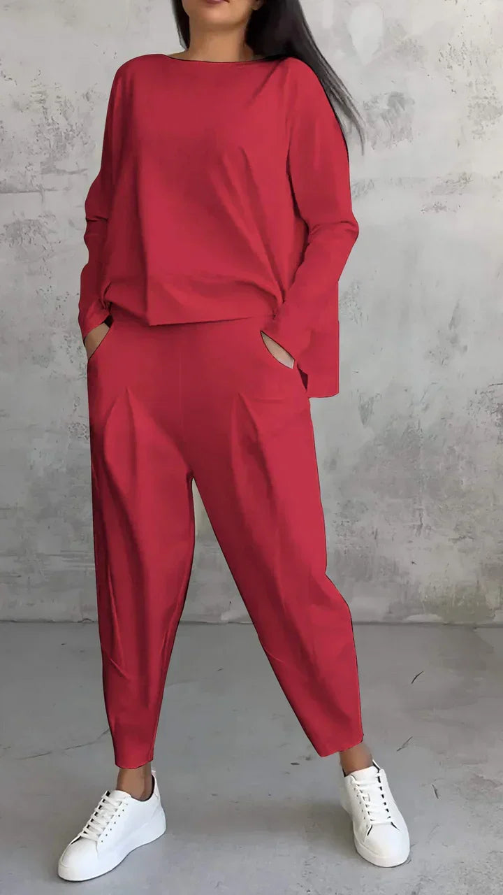 Wygodny dres casual damski Brooklyn, zbliżenie na materiał i detale