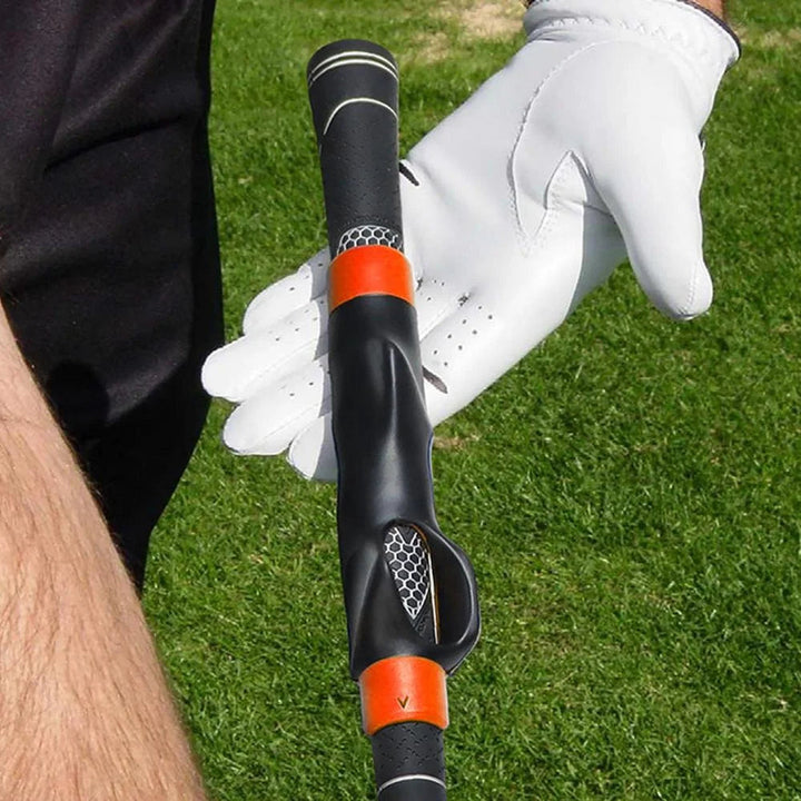 Trener golfowy zwiększający komfort i pewność chwytu podczas uderzeń.