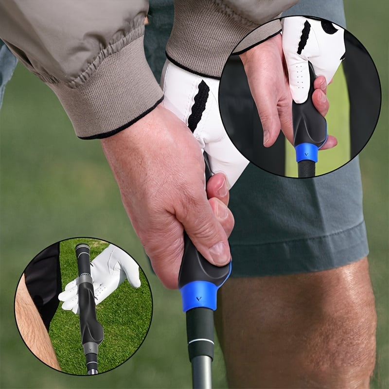 Kompaktowy trener chwytu golfowego, łatwy do użytku w domu lub na polu.