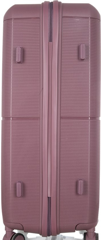 Wytrzymała walizka kabinowa Capri, twarda obudowa, zamek TSA, płynne kółka 360, na każdą podróż.