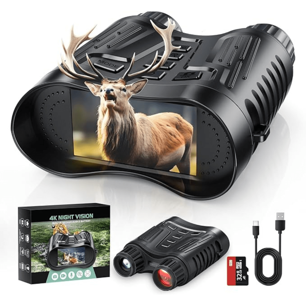 Lornetka noktowizyjna Ultra HD z akcesoriami w zestawie