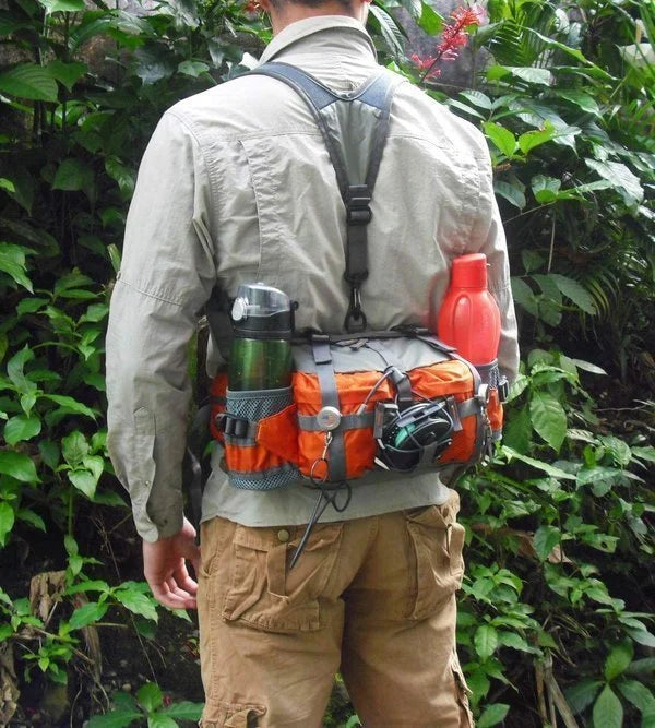 Saszetka outdoorowa unisex Travon. Ultralekka i wodoodporna. Doskonała do biegania, trekkingu i sportu.