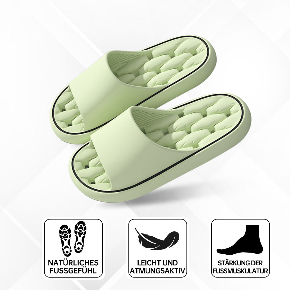 Nowoczesne kapcie chmurki unisex. Ergonomiczne, ultramiękkie klapki EVA. Szybkoschnące i antypoślizgowe.