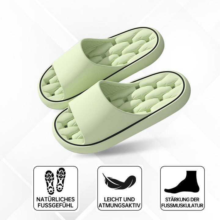 Nowoczesne kapcie chmurki unisex. Ergonomiczne, ultramiękkie klapki EVA. Szybkoschnące i antypoślizgowe.