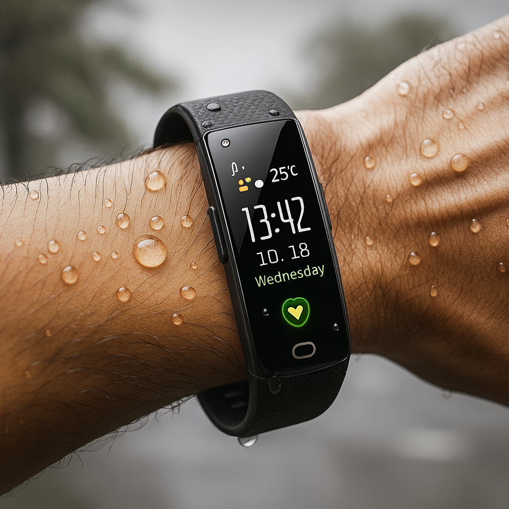 Smartwatch uniseks fitness z paskiem TPU, monitoruje zdrowie i aktywność. Idealny gadżet sportowy z technologią.
