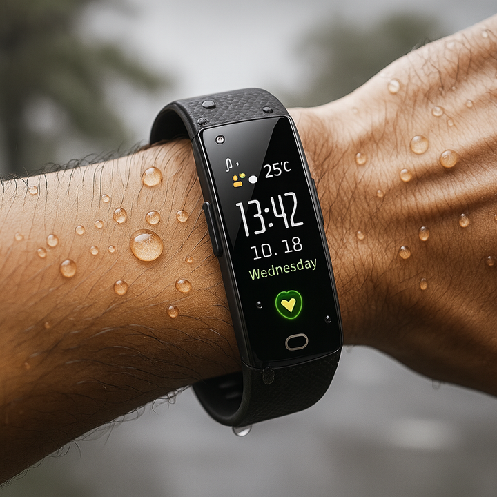 Smartwatch uniseks fitness z paskiem TPU, monitoruje zdrowie i aktywność. Idealny gadżet sportowy z technologią.