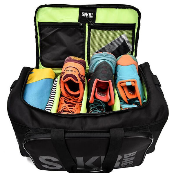Praktyczny wodoodporny plecak uniseks. Idealny organizer na sneakersy, sprzęt podróżny i akcesoria sportowe.
