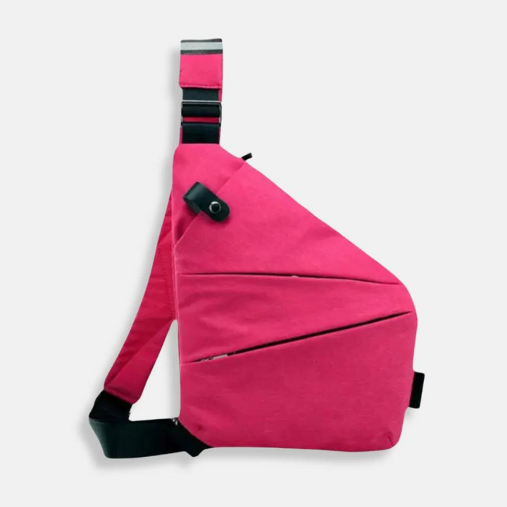 Wodoodporna torba miejska crossbody, idealna dla osób ceniących bezpieczeństwo.