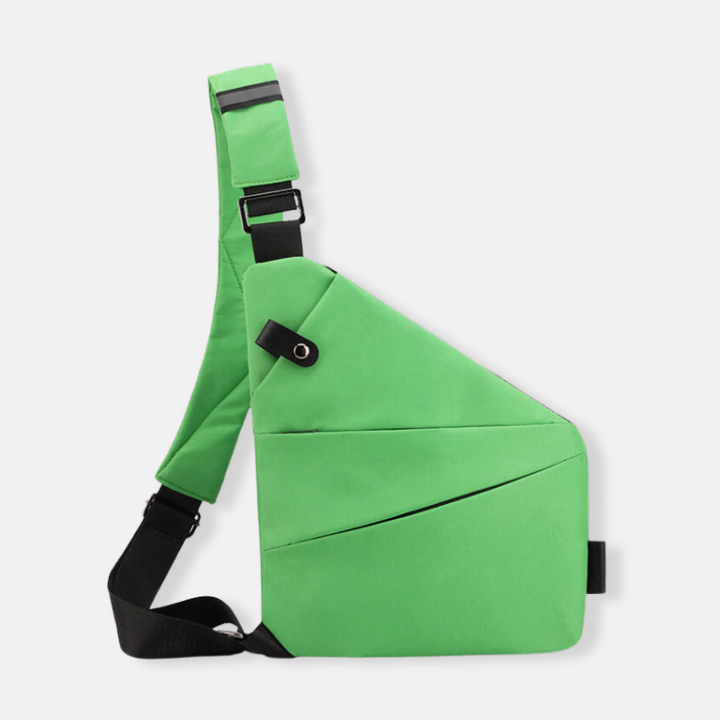 Wytrzymała torba crossbody unisex, antykradzieżowa, wodoodporna.