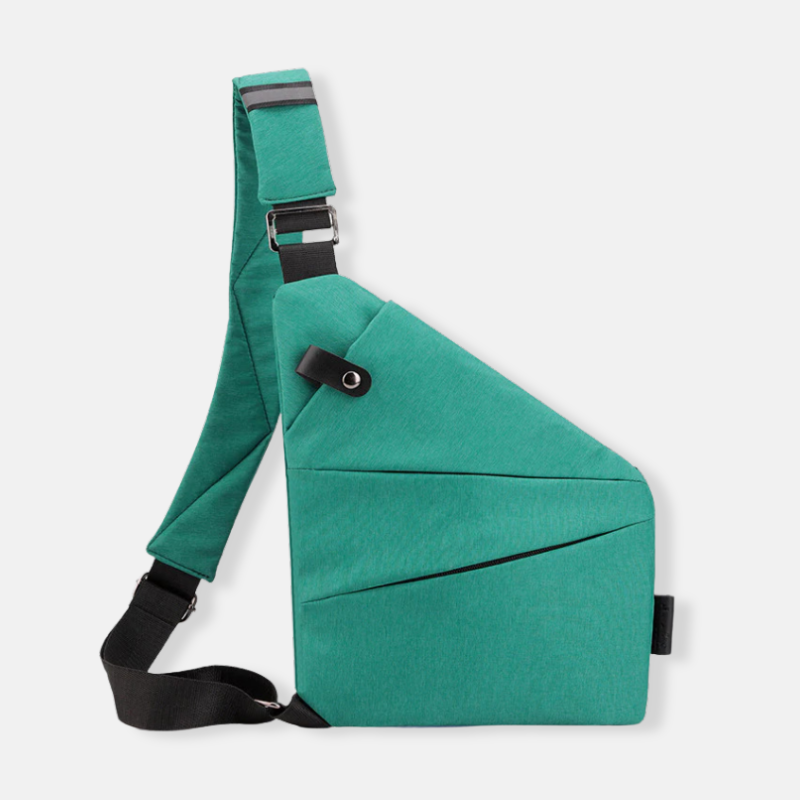 Wodoodporna torba antykradzieżowa crossbody, unisex, z solidnym zamkiem.