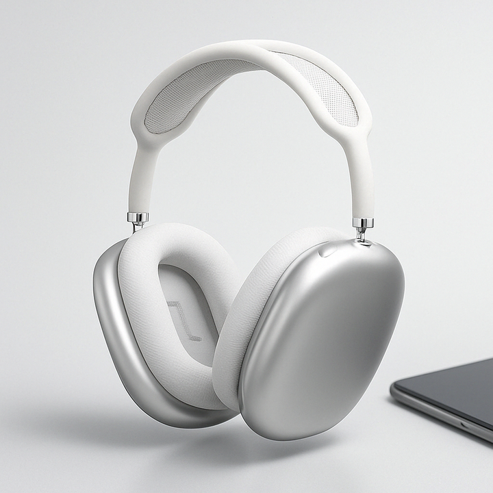 Unisex bezprzewodowe słuchawki Bluetooth nauszne z aktywną redukcją szumów ANC. Idealne do muzyki i rozmów.