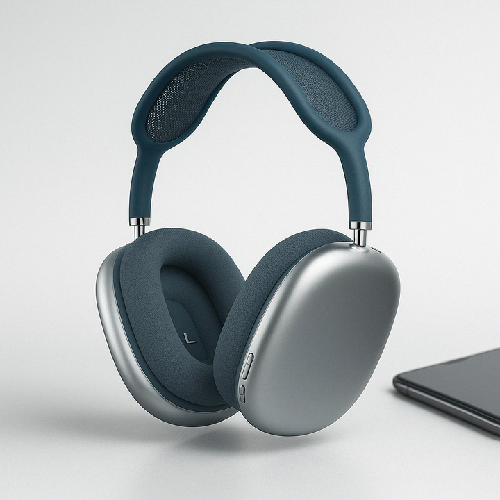 Unisex słuchawki nauszne Bluetooth z ANC. Bezprzewodowe, komfortowe, dla audiofilów ceniących czysty dźwięk.